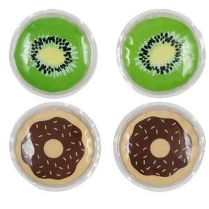 b Pure Hot/Cold Eye Pads, Relieve Puffy Eyes, Reusable, Use Chilled or Heated